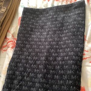 Micheal Kors monogram reversible scarf